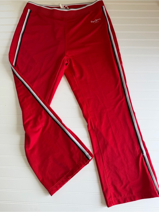 Pepe Jeans Other - Pepe Jeans Vintage Red Track Pants with Black & White Stripes Men’s 3XL 90’s Y2K